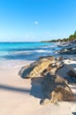 Catalina island - Playa de la isla Catalina - Caribbean tropical beach and sea Royalty Free Stock Photo