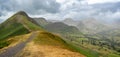 View of Catbells summit, England