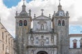 View at the Cathedral and Cloister building in Viseu. The origins of the city of Viseu date back to the Celtic period