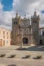 View at the Cathedral and Cloister building in Viseu. The origins of the city of Viseu date back to the Celtic period