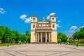 View of the cathedral in the hungarian city Vac...IMAGE Royalty Free Stock Photo