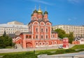 View of the Cathedral of the Icon of the Mother of God of the Sign in Zaryadye Park, former main church of Znamensky Monastery