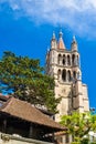 View of the Cathedral of Lausanne