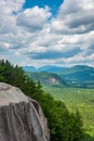 View from Cathedral Ledge, at Echo Lake State Park, in North Conway, New Hampshire