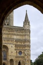 View of the Cathedral in Lincoln, Lincolnshire on September 19, 2023 Royalty Free Stock Photo