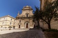 View of Cathedral of Maria Santissima della Madia in the ancient city of Monopoli, province of Bari, Puglia, Italy Royalty Free Stock Photo