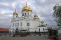 View of the Cathedral of the Nativity of the Blessed Virgin Mary. Rostov on Don