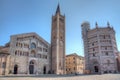 View of the Cathedral of Parma in Italy