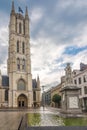 View at the Cathedral of Saint Bavo in Ghent - Belgium