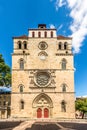 View at the Cathedral of Saint Etienne in Cahors - France Royalty Free Stock Photo