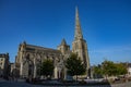 View on the cathedral Saint Tugdual of Treguier Royalty Free Stock Photo