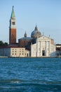 View of the Cathedral of San Giorgio Maggiore. Venice, Italy Royalty Free Stock Photo