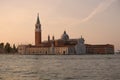 View of the Cathedral of San Giorgio Maggiore. Venice, Italy Royalty Free Stock Photo