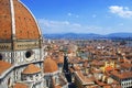 View of the Cathedral Santa Maria del Fiore in Florence, Italy Royalty Free Stock Photo