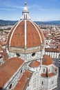 View of the Cathedral Santa Maria del Fiore in Florence, Italy Royalty Free Stock Photo