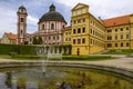 JAROMERICE NAD ROKYTNOU, CZECH REPUBLIC. On 4 May 2019. Palace Jaromerice nad Rokytnou from 18th century . Baroque and renaissance