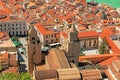 View on the Cathedral Square of Cefalu Royalty Free Stock Photo