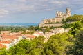 View at the Cathedrale of Saint Nazaire in Beziers - France