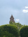 view of a catholic church in the city of Morelia, Mexico Royalty Free Stock Photo