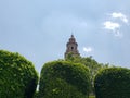view of a catholic church in the city of Morelia, Mexico Royalty Free Stock Photo