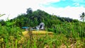 view of the cave on the edge of Kamang hill Royalty Free Stock Photo