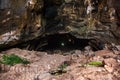 The view of cave entrance. Heaven Cave in Turkey