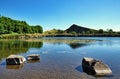 View of Cawfields Quarry, Hadrians Wall