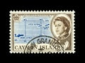 Cayman Islands Stamp with a portrait of the Queen and the Duke