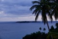 View of Cayo Levantado island from Las Galeras Beach, Dominican Republic