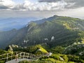 the view of Ceahlau mountains during summer Royalty Free Stock Photo