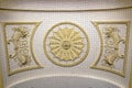 View of ceiling of an old building. Restoration work Royalty Free Stock Photo