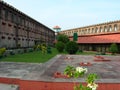 View by the cellular jail premises (india)