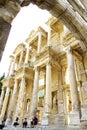 A View Of Celsus Library At Ephesus Ancient City