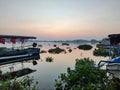 View at Cengklik Reservoir at dawn