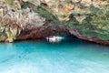 View of a Cenote near Tulum, Mexico Royalty Free Stock Photo