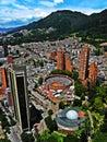 View of the center of Bogota, Colombia