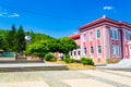 View of the center of Dryanovo town Bulgaria Royalty Free Stock Photo