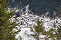Alpine village at the foot of Monte Rosa. Macugnaga Staffa - Pecetto, Piedmont, Italy