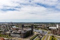 View at the center of Rotterdam, Zuid-Holland, The Netherlands