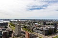 View at the center of Rotterdam, Zuid-Holland, The Netherlands