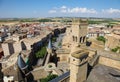 View on the center of Olite, Navarre, Spain