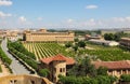 View on the center of Olite, Navarre, Spain