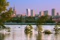 A view of the center of Warsaw