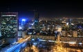 View of the center of Warsaw Royalty Free Stock Photo