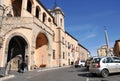 Corso Vittorio Emanuele in the medieval town of Tarquinia in Italy