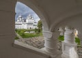 View of the Central courtyard of Rostov Kremlin.