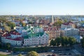 The view on the Central part of the city of Vyborg. Leningrad region, Russia Royalty Free Stock Photo