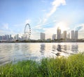 View of central Singapore