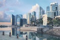 View of central Singapore Royalty Free Stock Photo