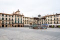 panorama of the main square of the city of tudela in spain